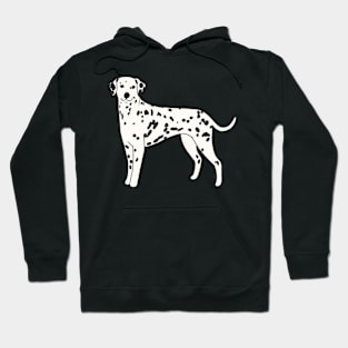 Cute dalmatian art Hoodie